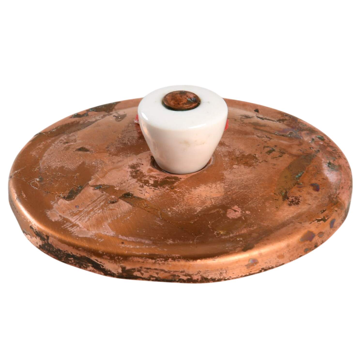 Blue Mist Copper Lid for Sugar Bowl by Syracuse-1