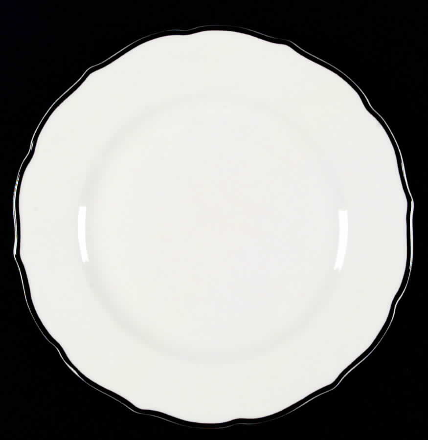 Black Platinum Dinner Plate by Syracuse-1
