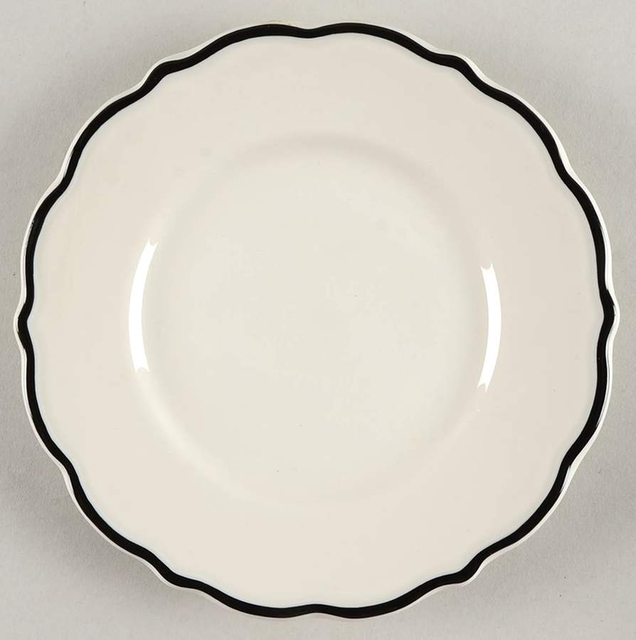 Black Platinum Bread & Butter Plate by Syracuse-1