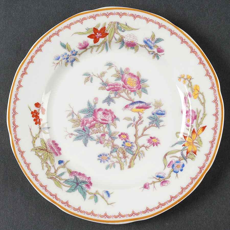 Bombay (Yellow Trim, White Body) Bread & Butter Plate by Syracuse-1