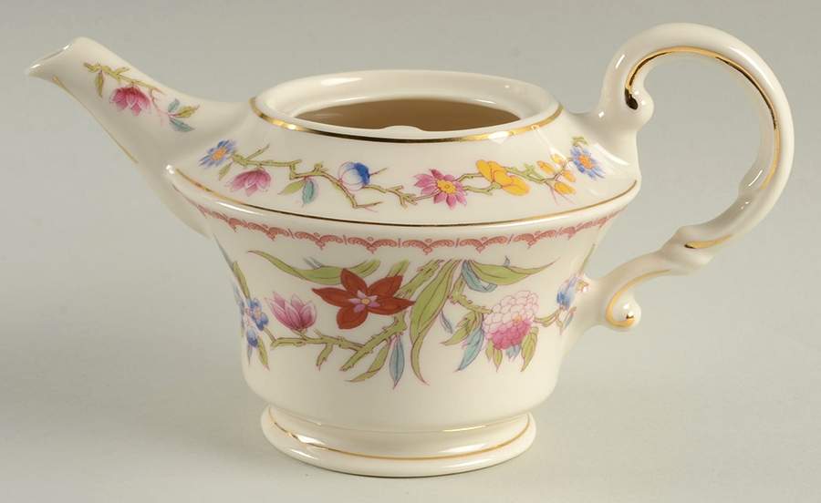 Bombay (Gold Trim) Individual Teapot No Lid by Syracuse-1