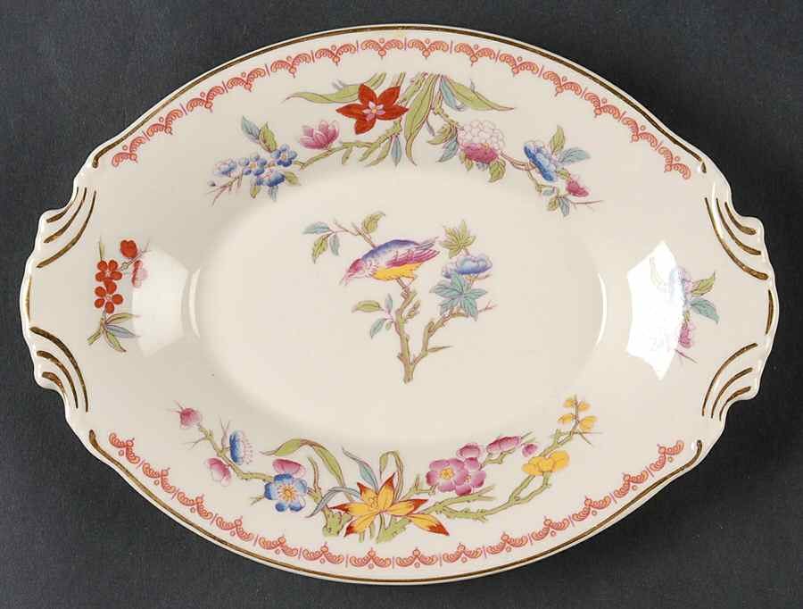 Bombay (Gold Trim) Relish by Syracuse-1