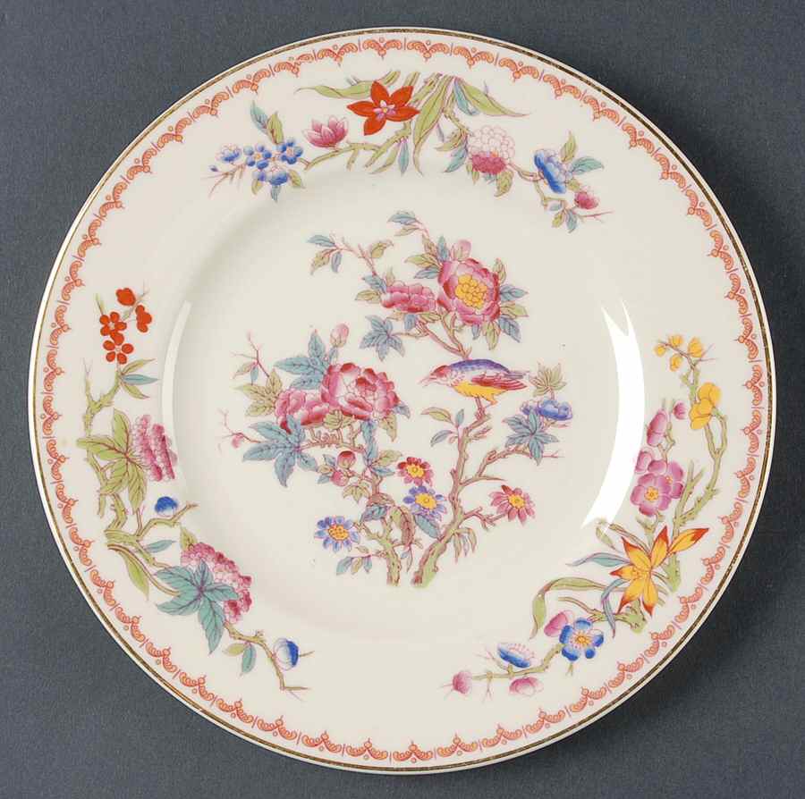 Bombay (Gold Trim) Salad Plate by Syracuse-1