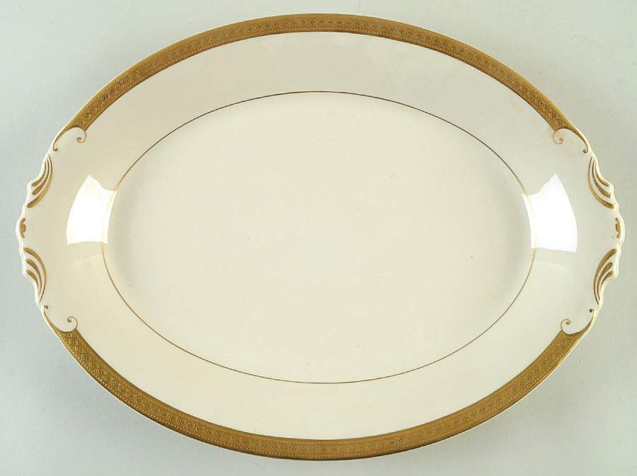 Bracelet 14" Oval Serving Platter by Syracuse-1