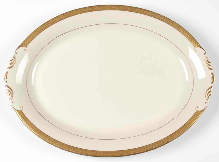 Bracelet 16" Oval Serving Platter by Syracuse-1