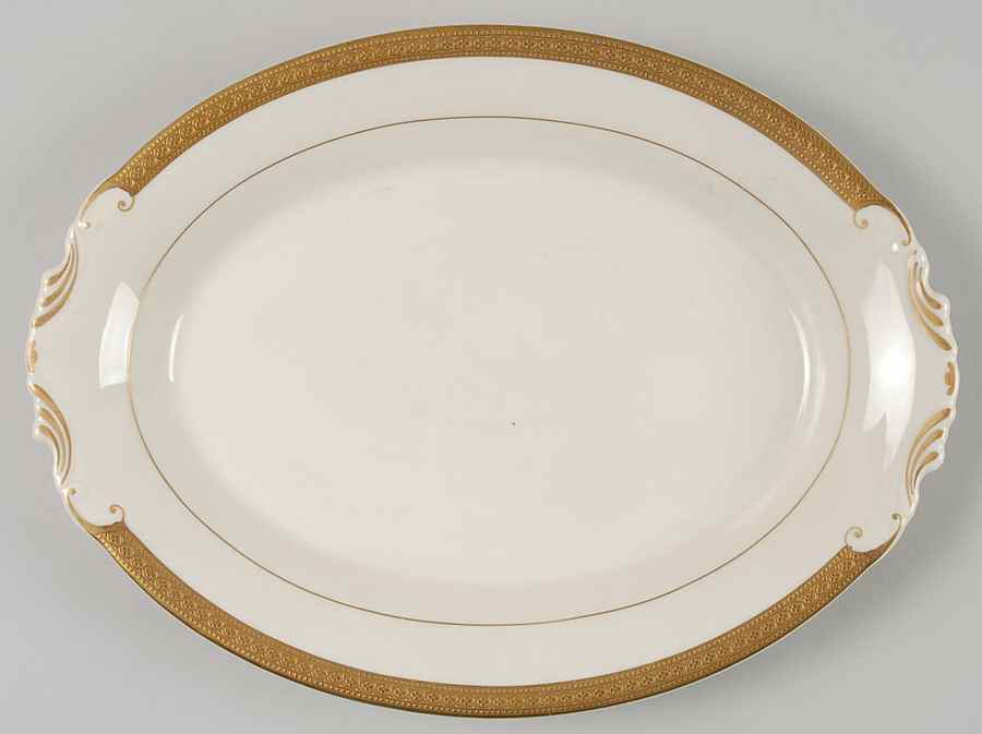 Bracelet 12" Oval Serving Platter by Syracuse-1