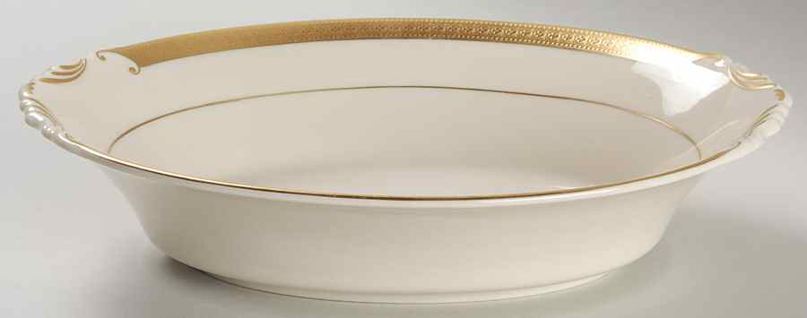 Bracelet 10" Oval Vegetable Bowl by Syracuse-1