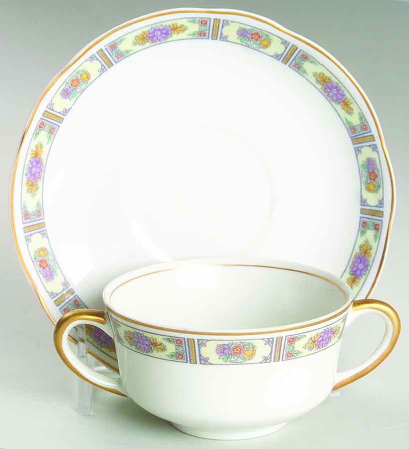 Brentwood Bouillon Cup & Saucer by Syracuse-1