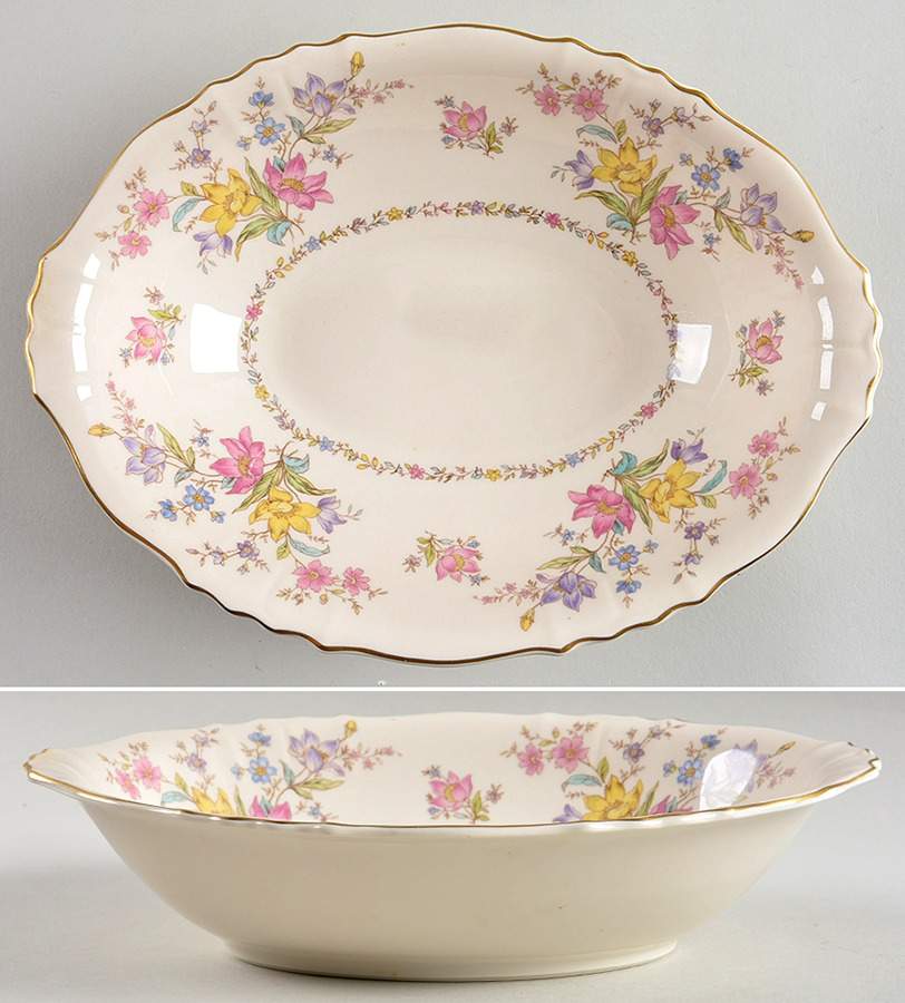 Briarcliff 9" Oval Vegetable Bowl by Syracuse-1