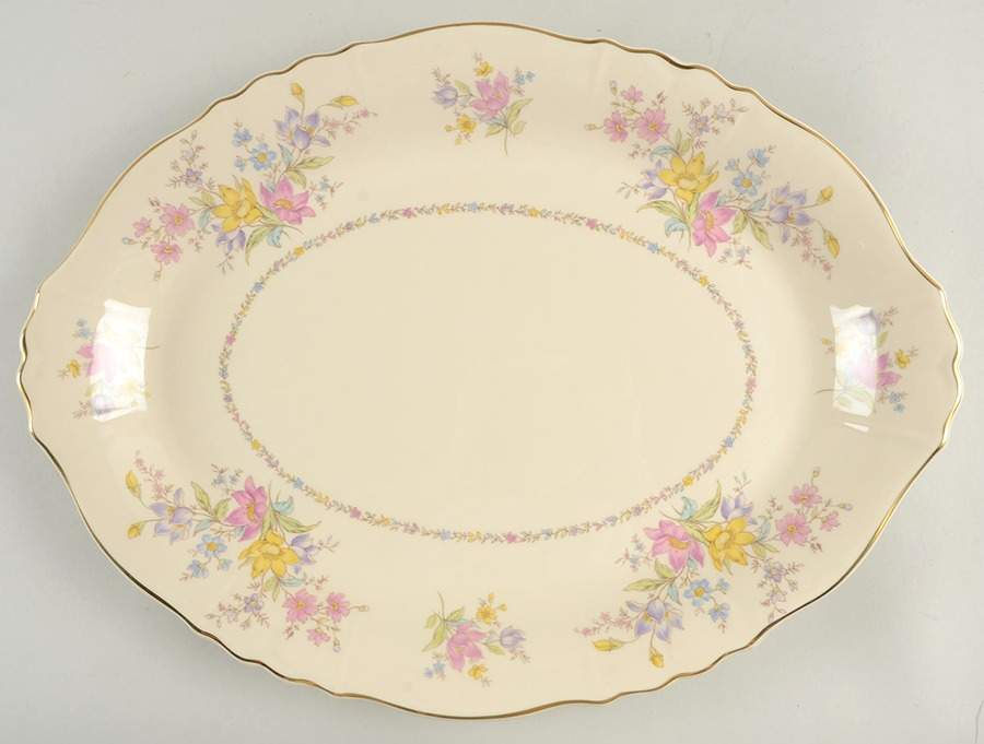 Briarcliff 16" Oval Serving Platter by Syracuse-1