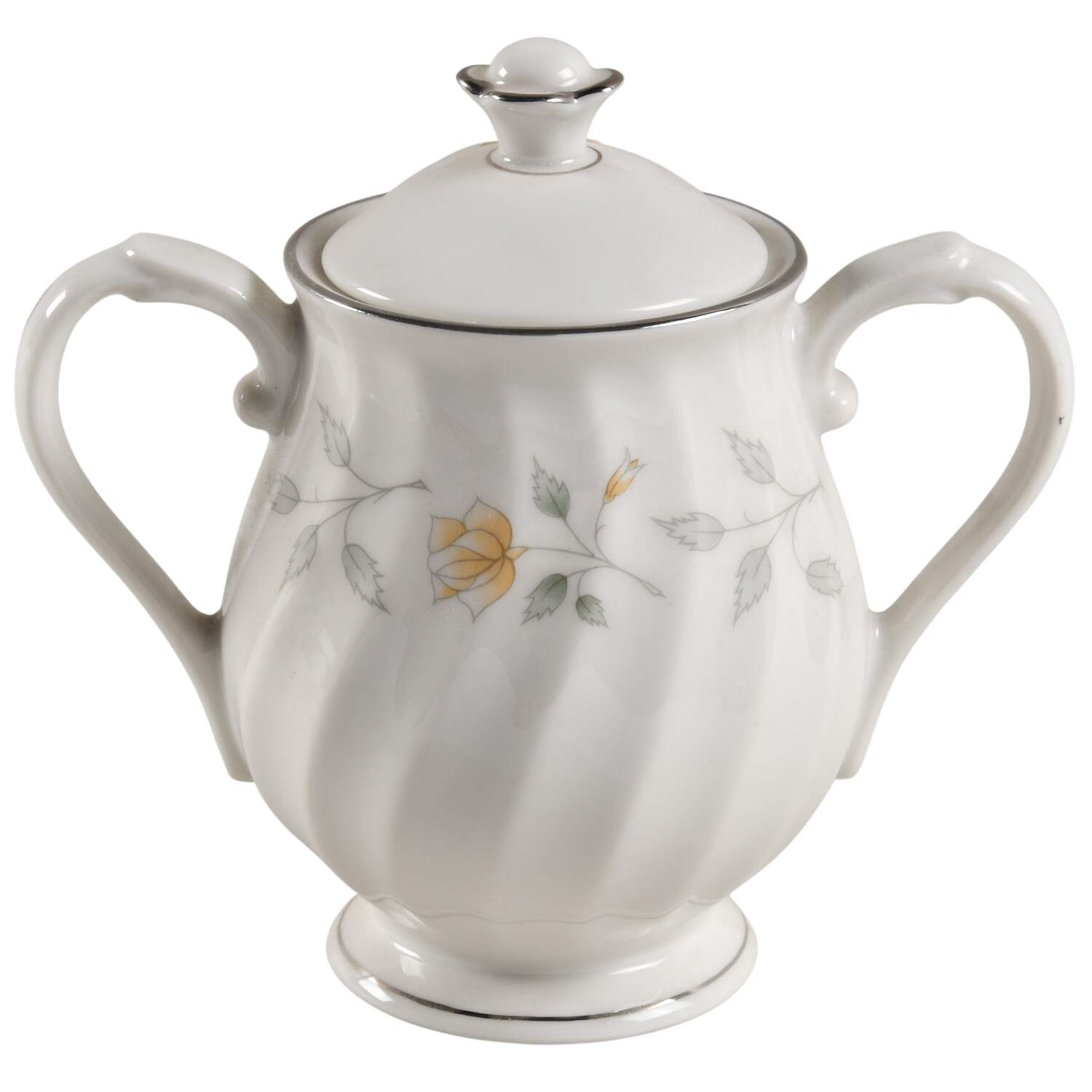 Brae Loch Sugar Bowl & Lid by Syracuse-1