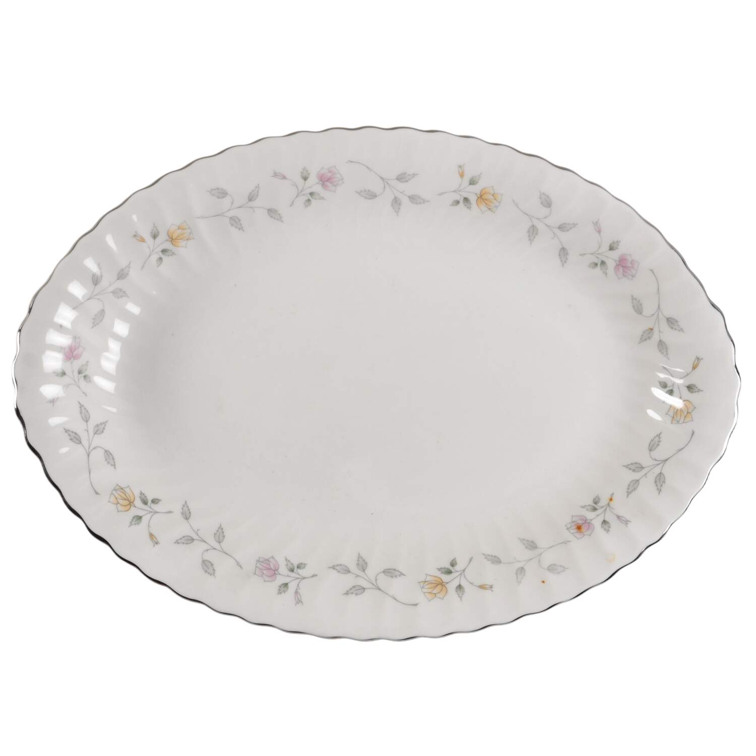 Brae Loch 14" Oval Serving Platter by Syracuse-1