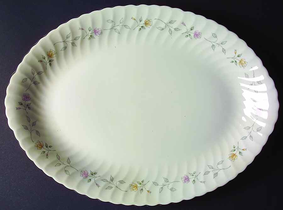 Brae Loch 16" Oval Serving Platter by Syracuse-1