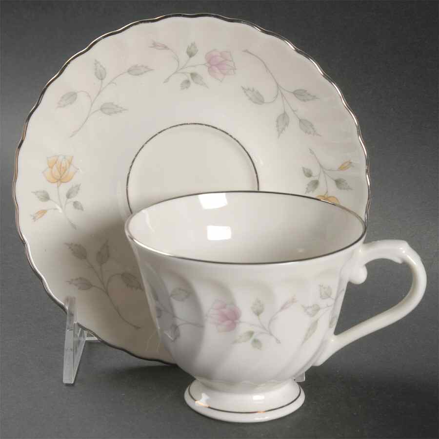Brae Loch Footed Cup & Saucer Set by Syracuse-1
