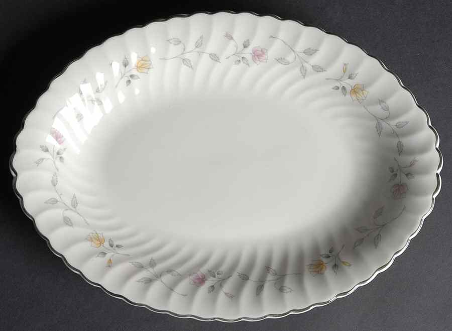 Brae Loch 12" Oval Serving Platter by Syracuse-1