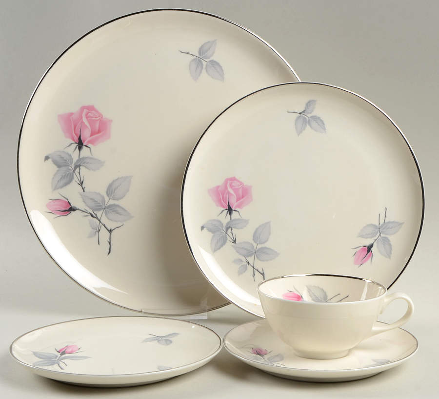 Bridal Rose 5 Piece Place Setting by Syracuse-1