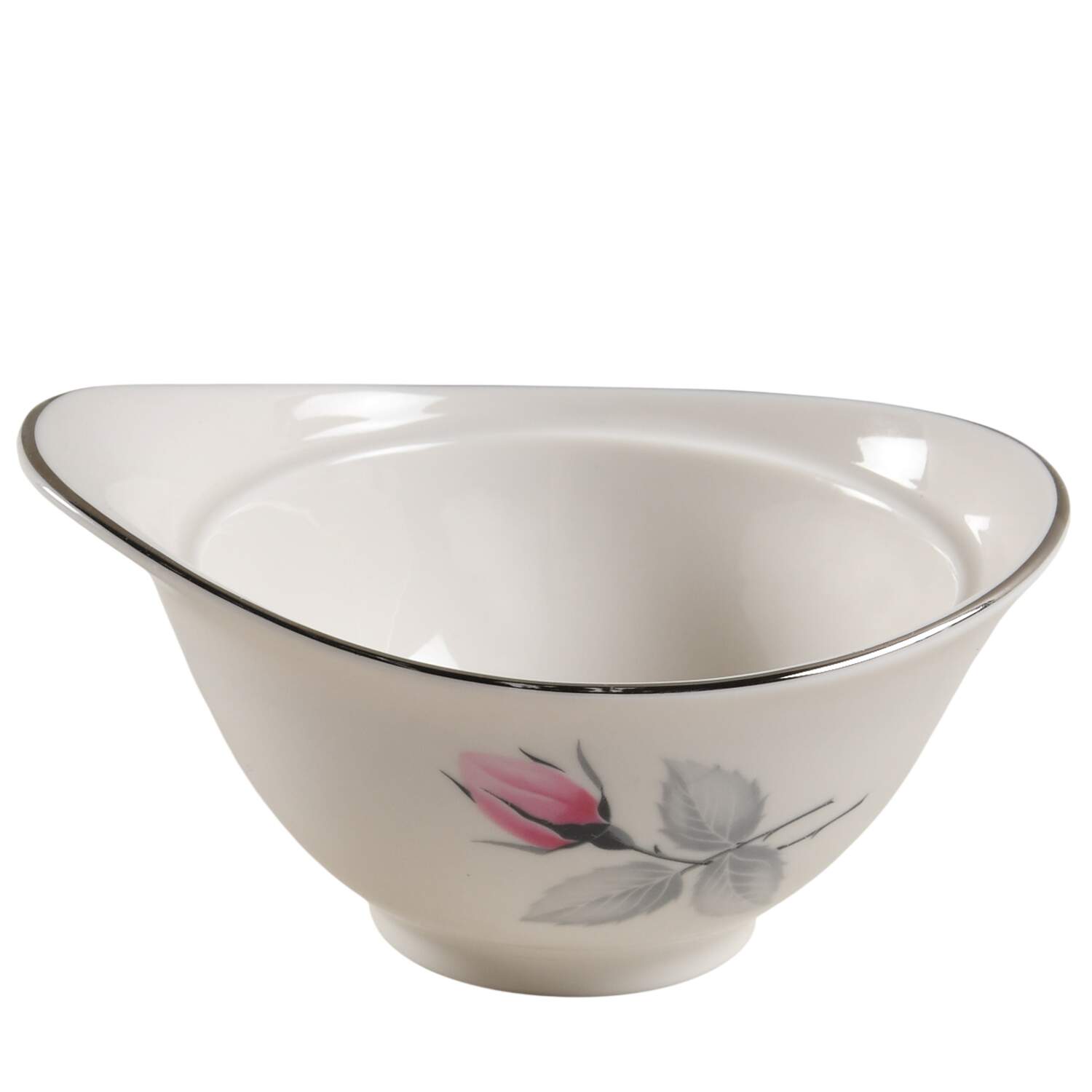 Bridal Rose Sugar Bowl No Lid by Syracuse-1