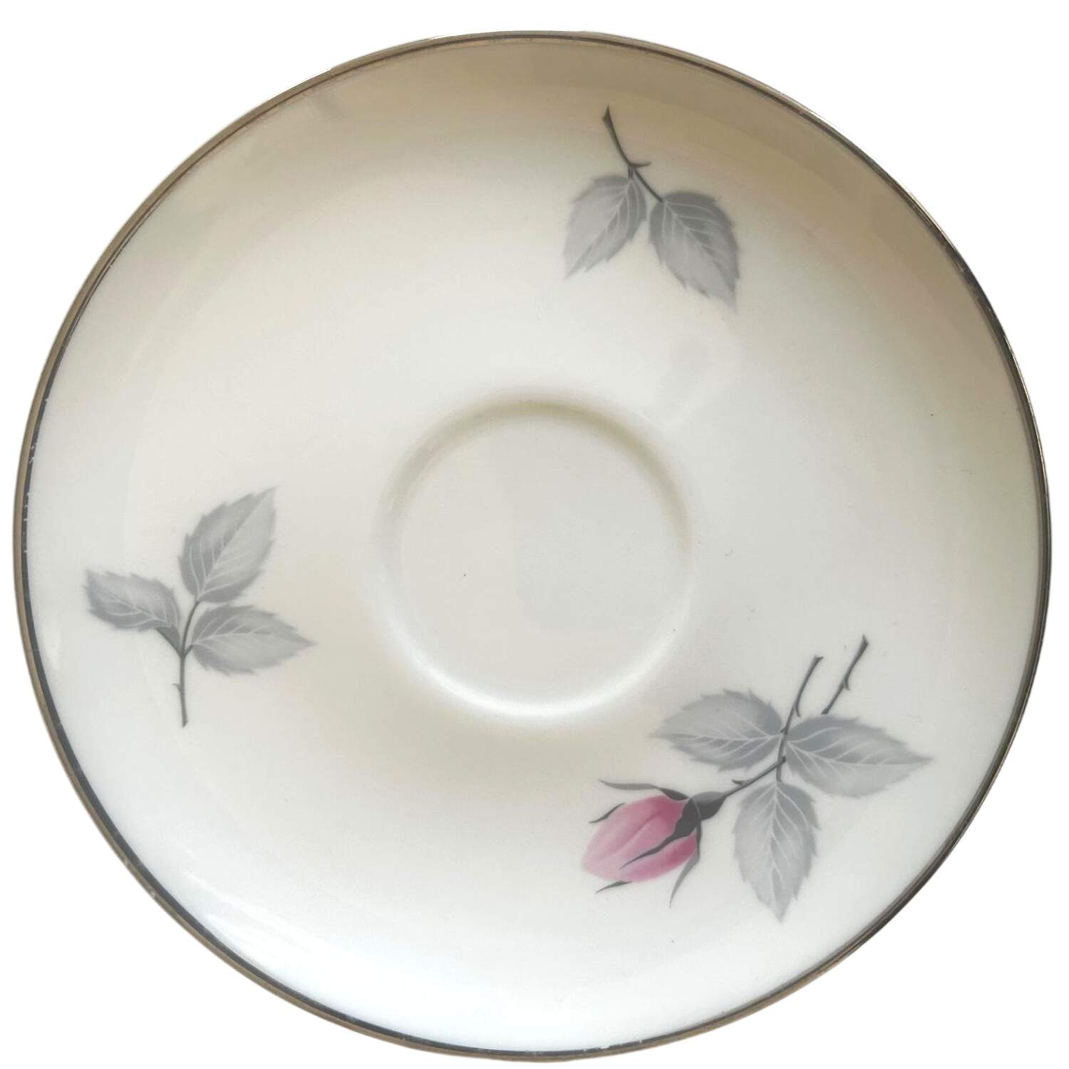 Bridal Rose Saucer by Syracuse-1
