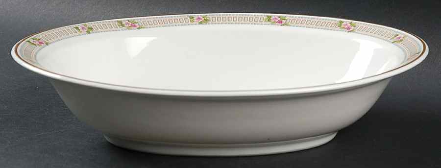 Briar Rose 10" Oval Vegetable Bowl by Syracuse-1