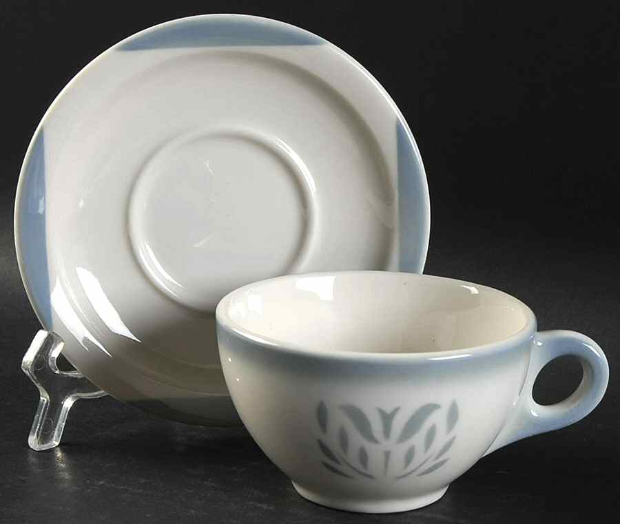 Cadet Flat Cup & Saucer Set by Syracuse-1