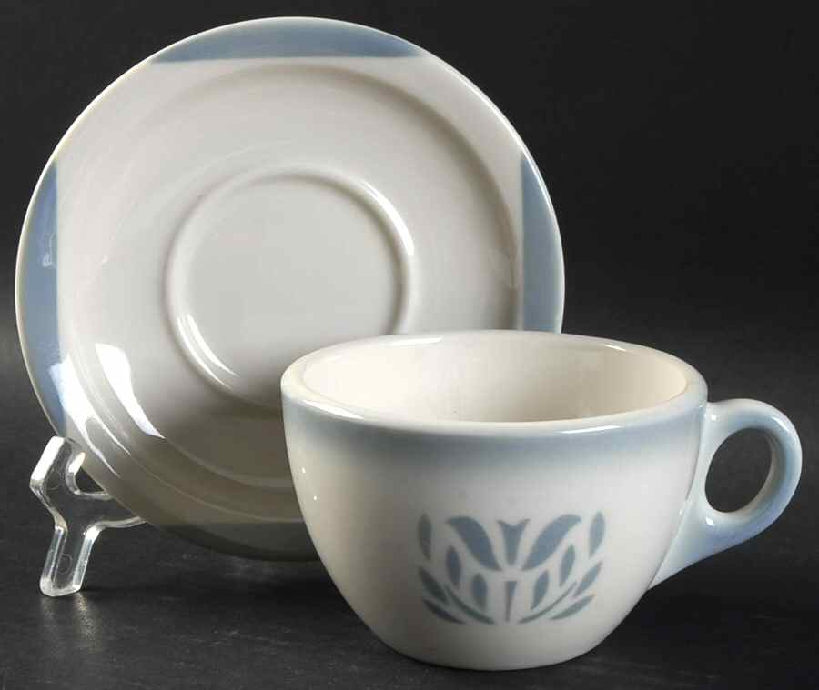 Cadet Flat Cup & Saucer Set by Syracuse-1