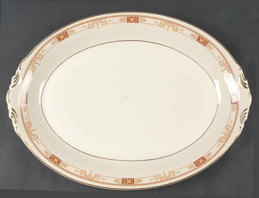 Calhoun 16" Oval Serving Platter by Syracuse-1