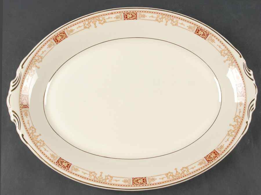 Calhoun 14" Oval Serving Platter by Syracuse-1