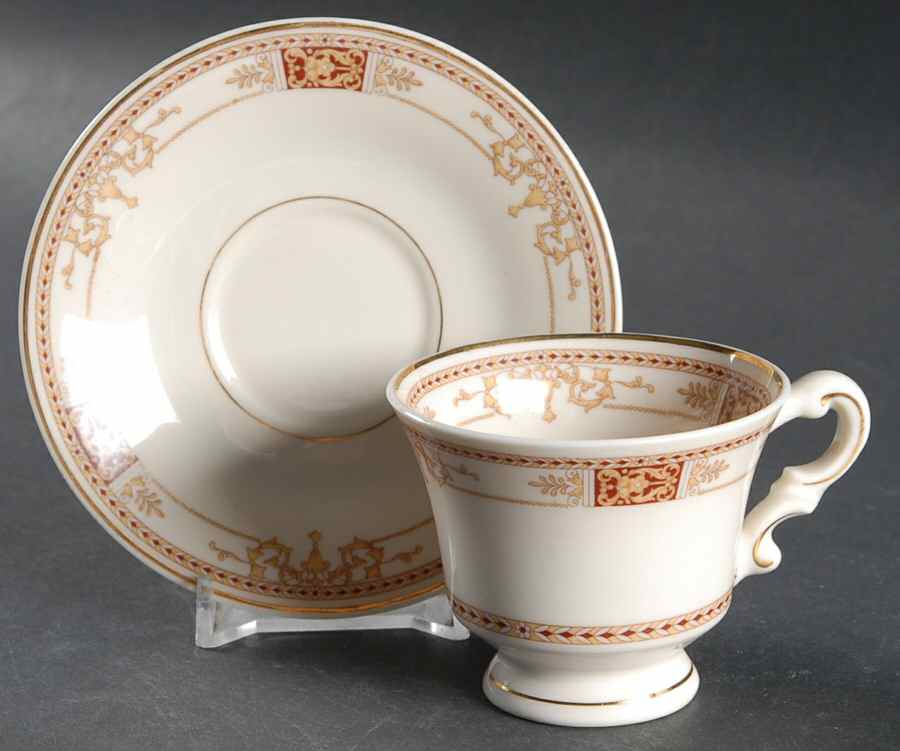 Calhoun Footed Demitasse Cup & Saucer Set by Syracuse-1