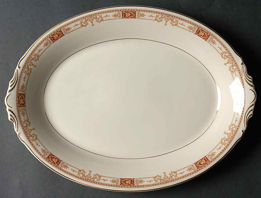 Calhoun 13" Oval Serving Platter by Syracuse-1