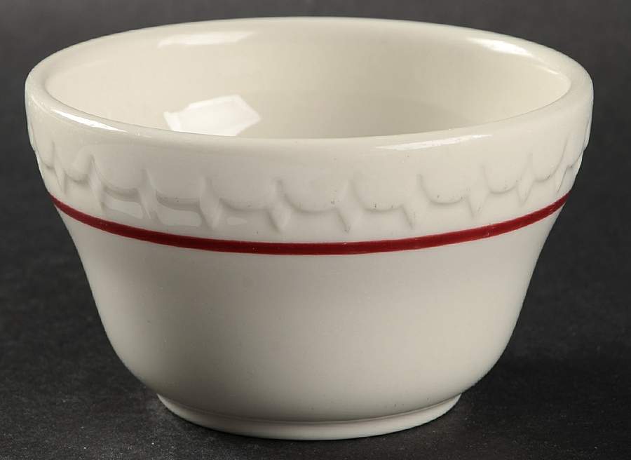 Cardinal Lines Custard Cup by Syracuse-1