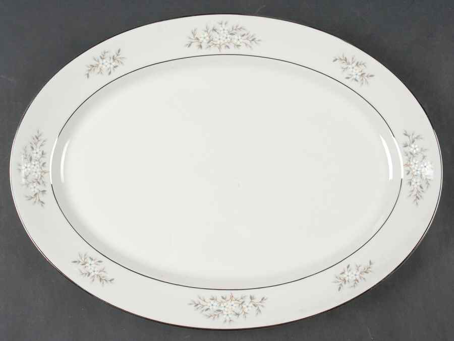 Canterbury 14" Oval Serving Platter by Syracuse-1