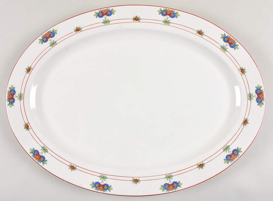 Canterbury 18" Oval Serving Platter by Syracuse-1