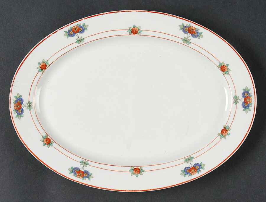 Canterbury 10" Oval Serving Platter by Syracuse-1