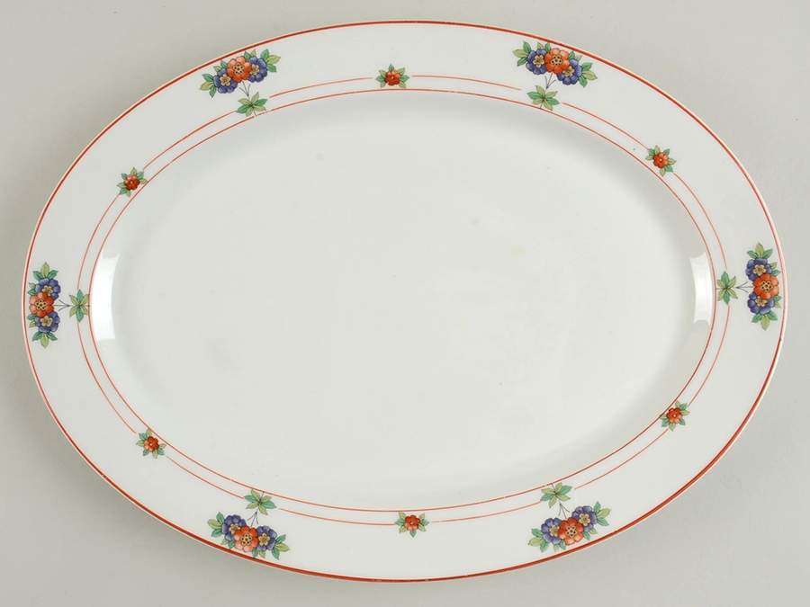 Canterbury 14" Oval Serving Platter by Syracuse-1