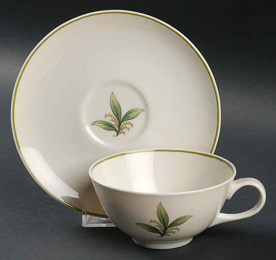 Caprice Flat Cup & Saucer Set by Syracuse-1