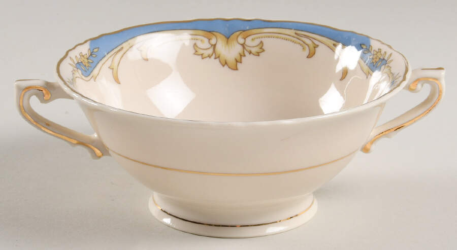 Carvel Footed Cream Soup Bowl by Syracuse-1