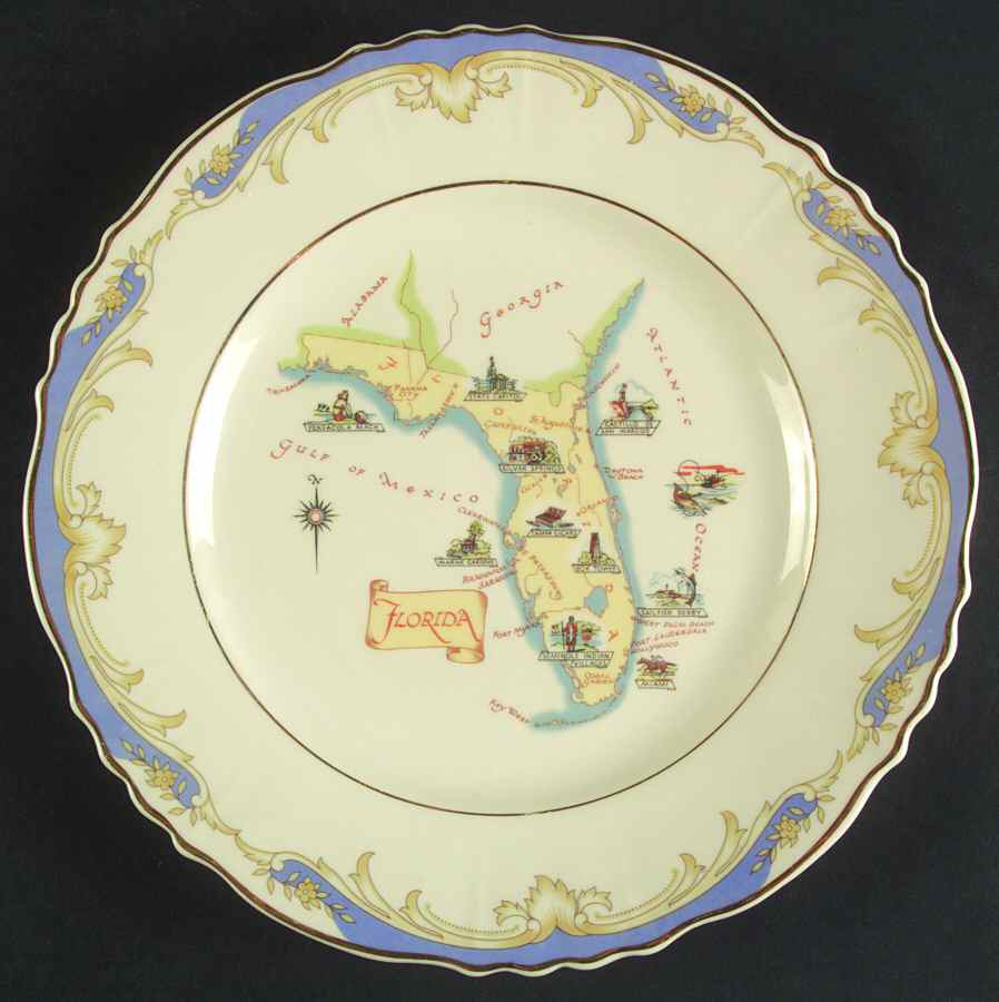 Carvel Souvenir Dinner Plate by Syracuse-1