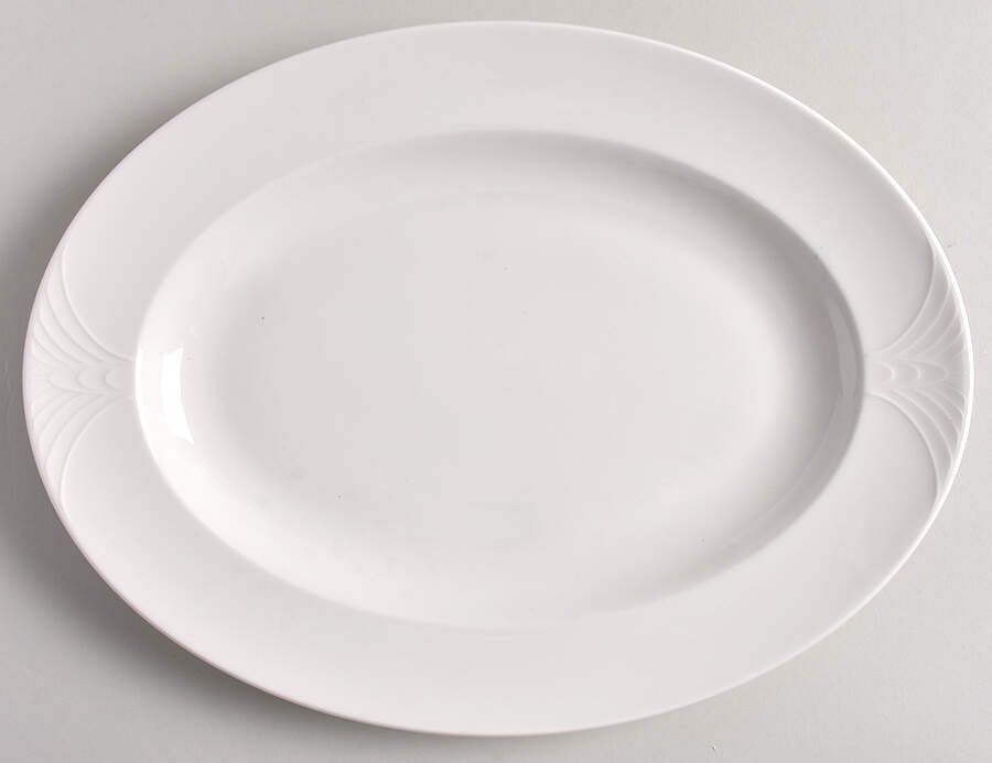 Cafe Royal 12" Oval Serving Platter by Syracuse-1
