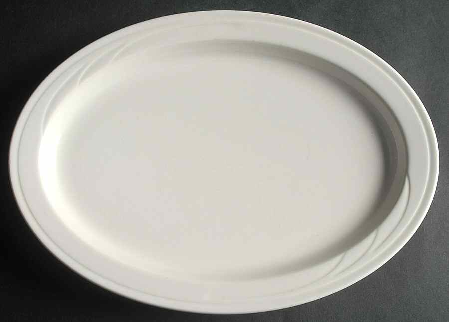 Cascade 12" Oval Serving Platter by Syracuse-1