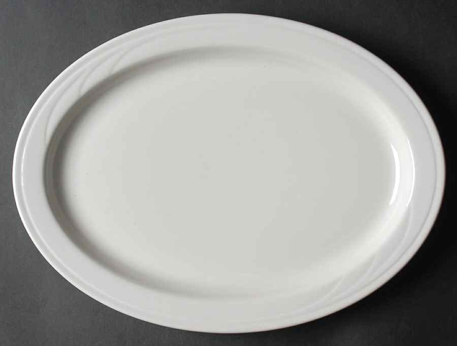 Cascade 13" Oval Serving Platter by Syracuse-1