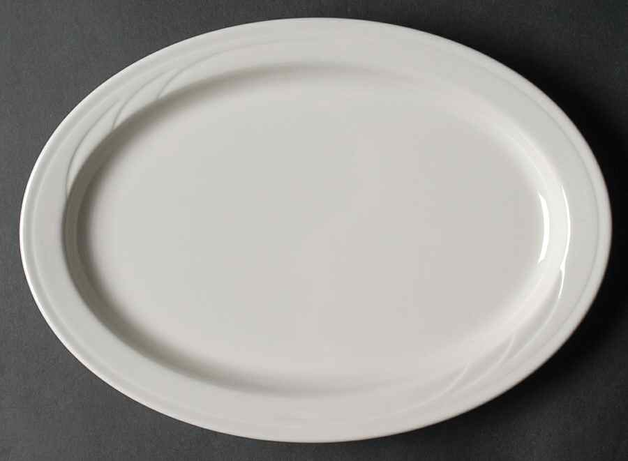 Cascade 10" Oval Serving Platter by Syracuse-1