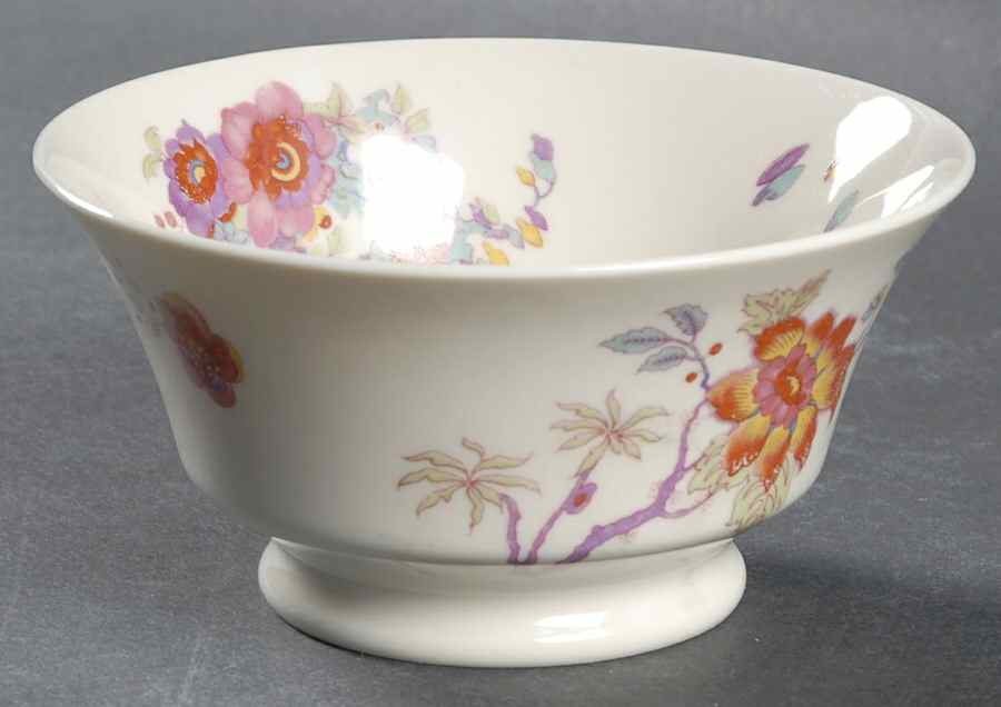 Cathay (No Trim) Cranberry Bowl by Syracuse-1