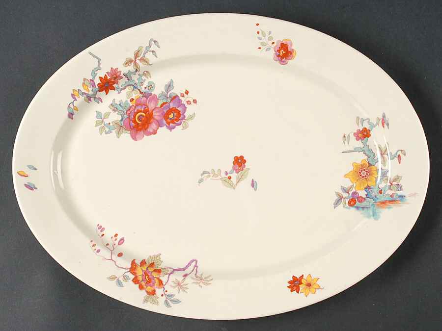 Cathay (No Trim) 14" Oval Serving Platter by Syracuse-1