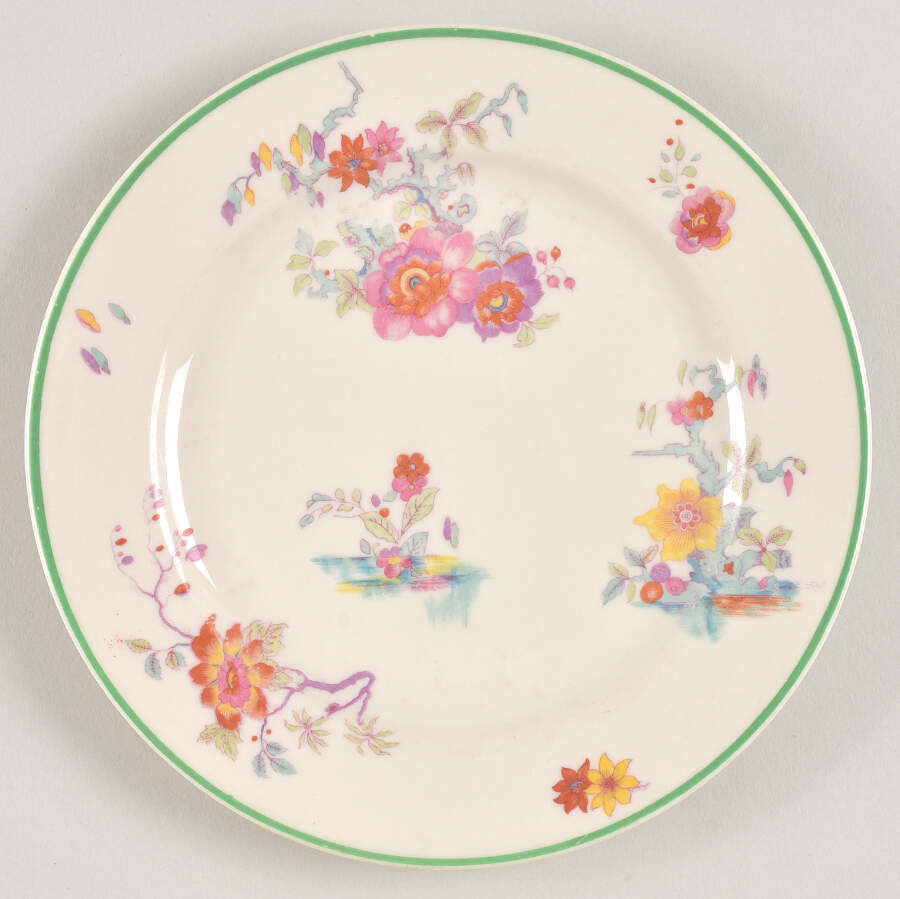 Cathay (Green Trim) Bread & Butter Plate by Syracuse-1