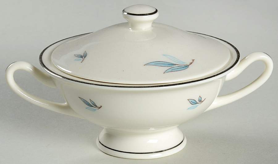 Celeste Sugar Bowl & Lid by Syracuse-1
