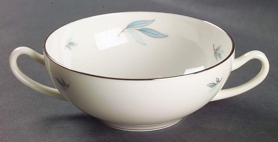 Celeste Flat Cream Soup Bowl by Syracuse-1