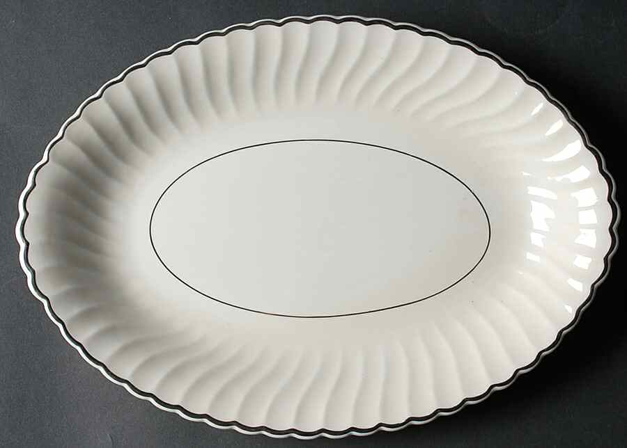 Charm 14" Oval Serving Platter by Syracuse-1