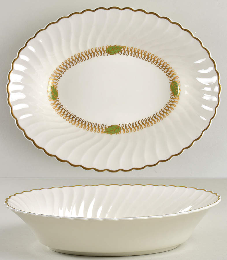 Champlain 9" Oval Vegetable Bowl by Syracuse-1