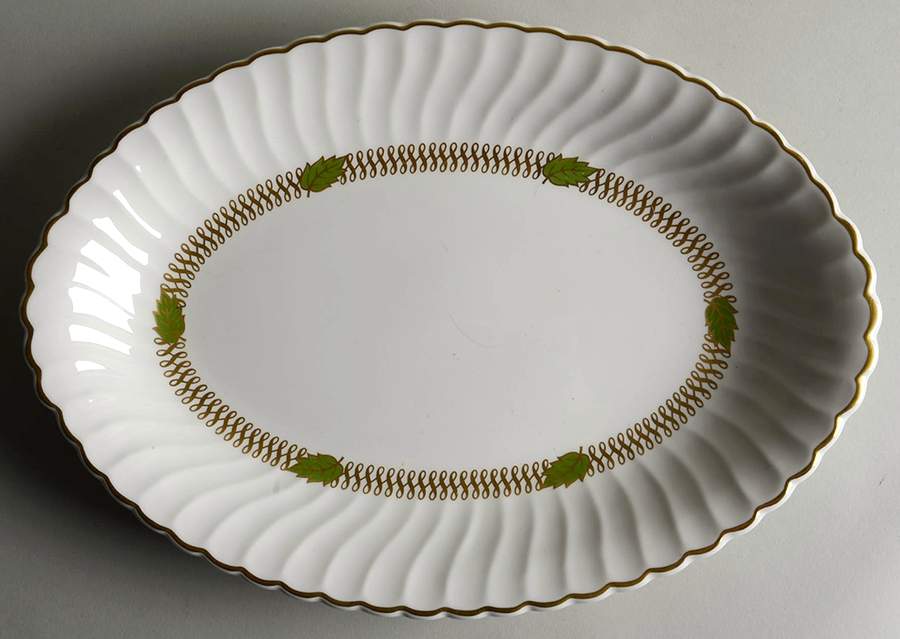 Champlain 14" Oval Serving Platter by Syracuse-1