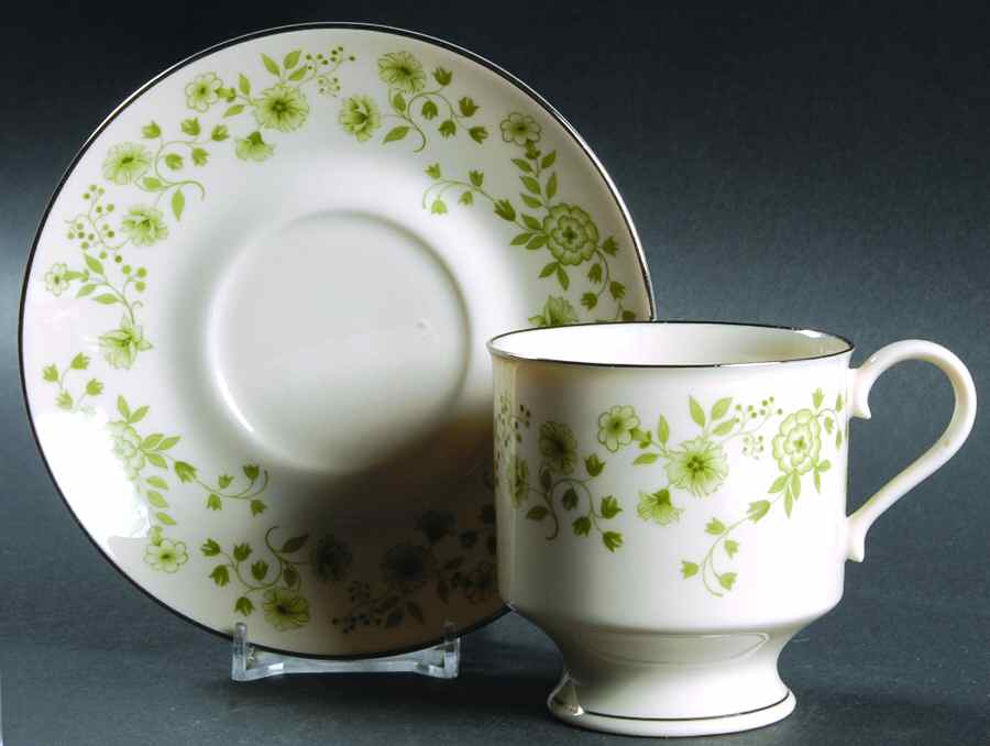Chatham Footed Cup & Saucer Set by Syracuse-1